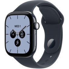 Apple Watch Series 12, 42 mm, GPS, Space Gray Aluminum, Navy Blue Sport Band, M/L