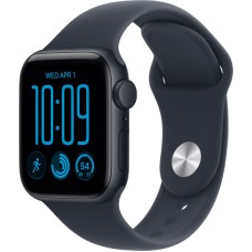 Часы Apple Watch SE 3 (2026), 40 mm, Midnight Aluminum Midnight Sport Band M/L