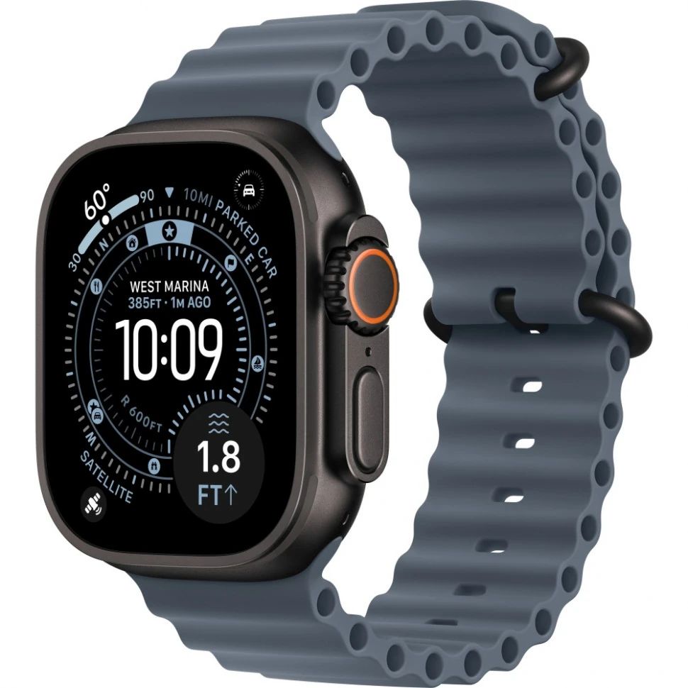 Часы Apple Watch Ultra 3 Black Titanium 49mm Terra Cotta Alpine Loop Часы Apple Watch Ultra 3 Black Titanium 49mm Terra Cotta Alpine Loop