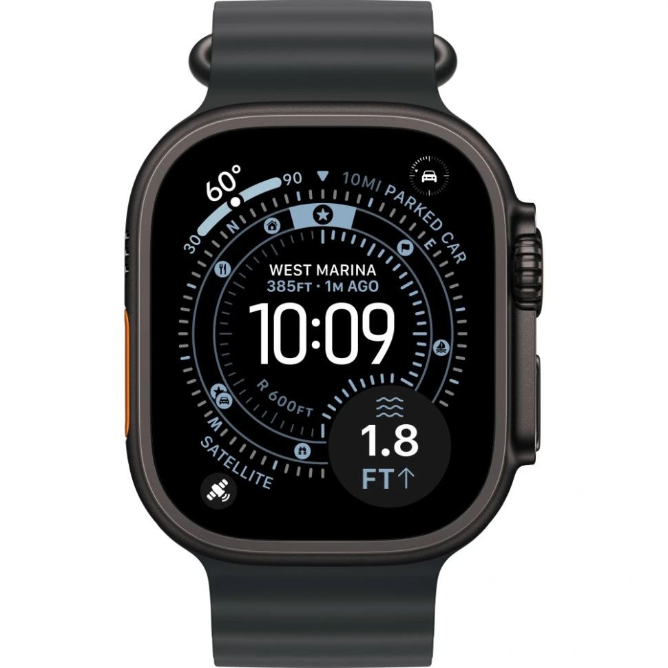 Часы Apple Watch Ultra 3 Black Titanium 49mm Black Ocean Band