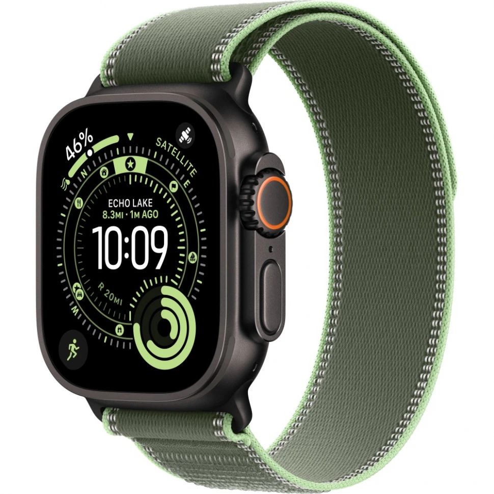 Часы Apple Watch Ultra 3 Black Titanium 49mm Green/Neon Trail Loop