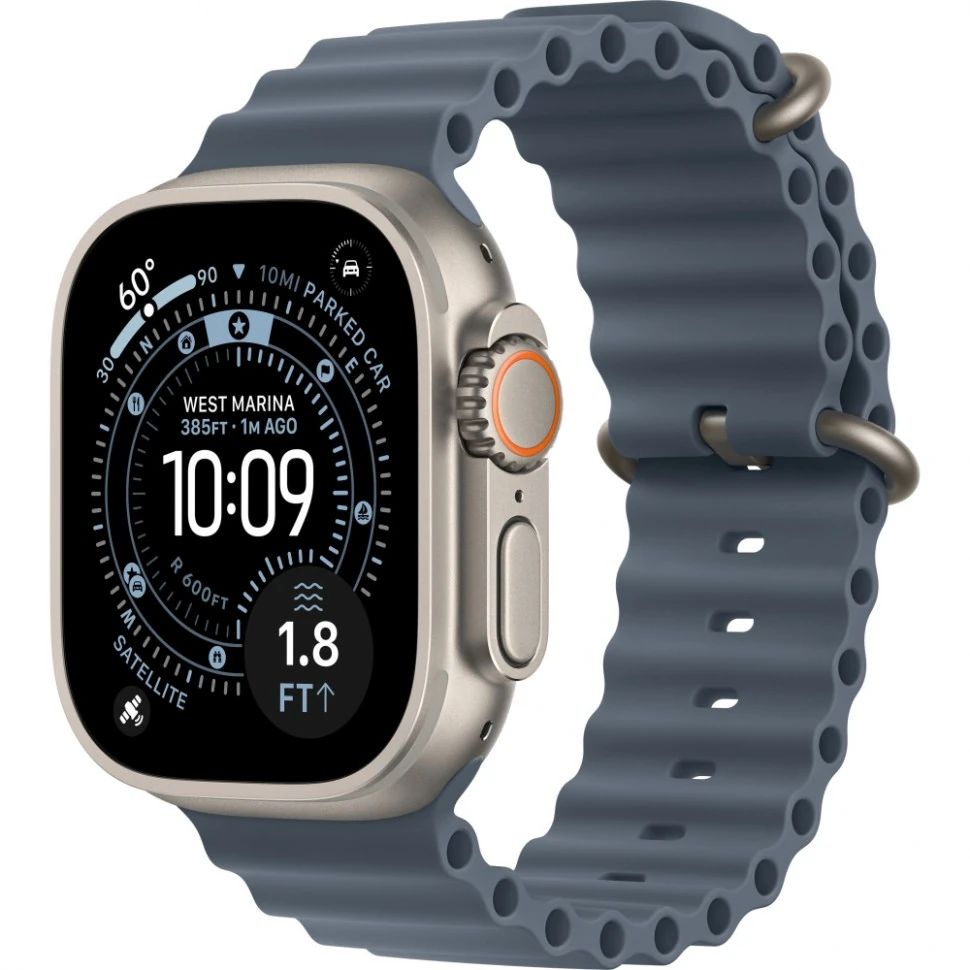 Часы Apple Watch Ultra 3 Natural Titanium 49mm Terra Cotta Alpine Loop Часы Apple Watch Ultra 3 Natural Titanium 49mm Terra Cotta Alpine Loop