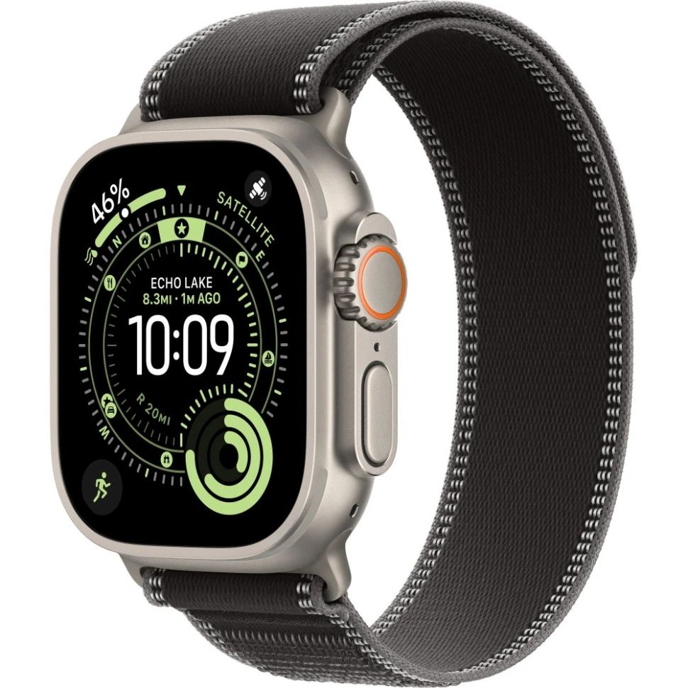 Часы Apple Watch Ultra 3 Natural Titanium 49mm Black/Charcoal Trail Loop Часы Apple Watch Ultra 3 Natural Titanium 49mm Black/Charcoal Trail Loop