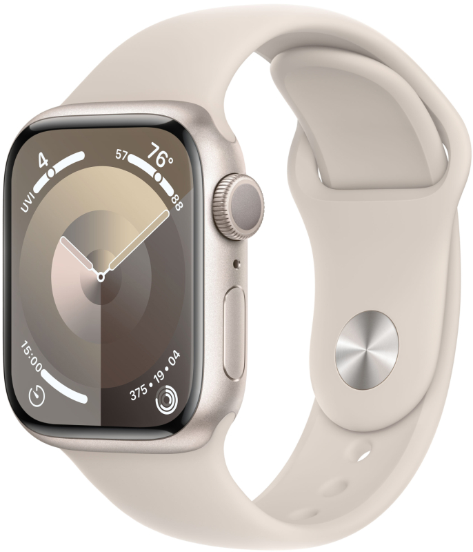 Часы Apple Watch Series 9 Aluminum 41mm Starlight