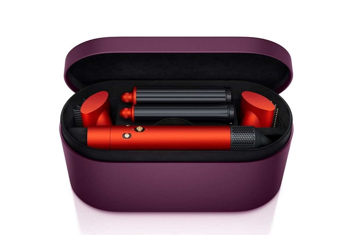 Стайлер Dyson AirWrap Complete HS05 Long (Оранжевый топаз / фиолетовый)