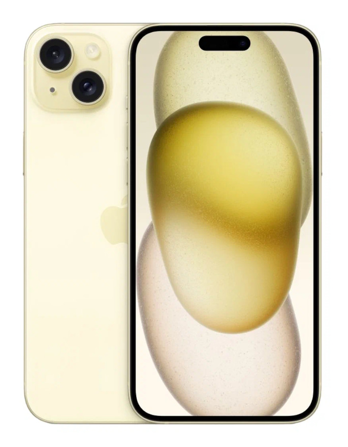 Apple iPhone 15 512 Гб Yellow 2 Sim