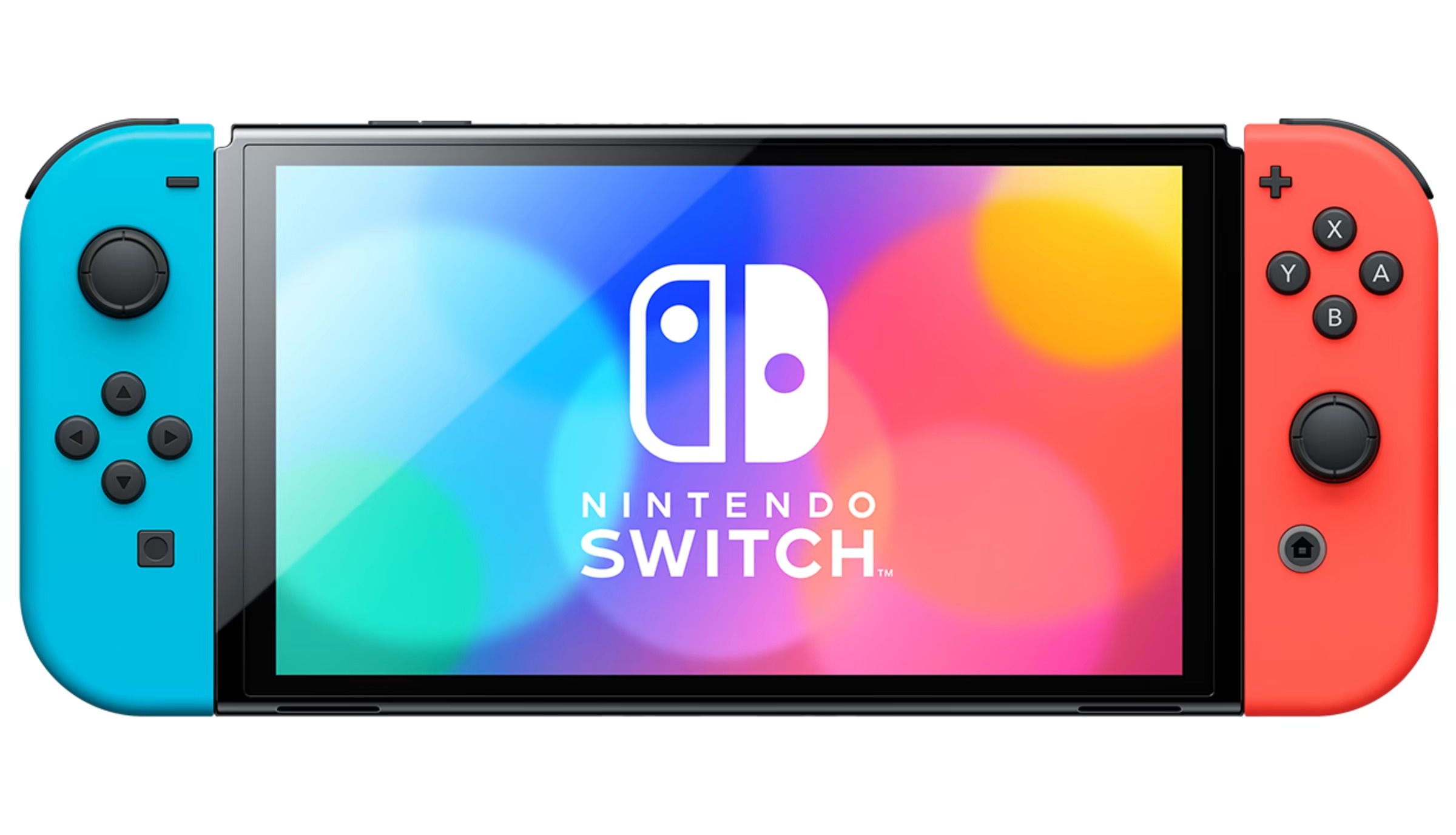 Игровая консоль Nintendo Switch OLED (красный/синий)